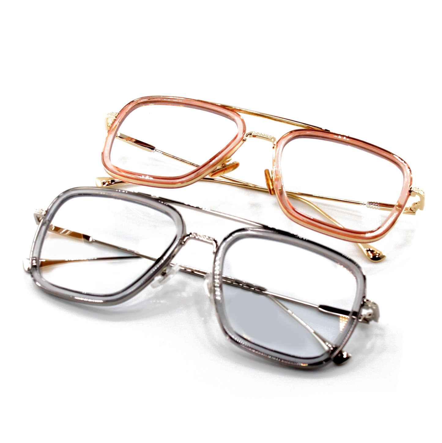 Ottika Care - Blue Light Blocking Glasses - Adult | Model 31394 | Coating Gold & Green