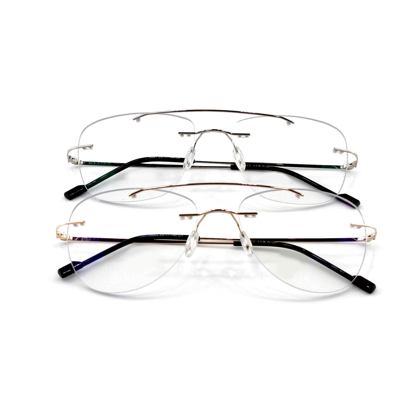 Ottika Care - Blue Light Blocking Glasses | Rimless R 002 | Coating Green & Blue