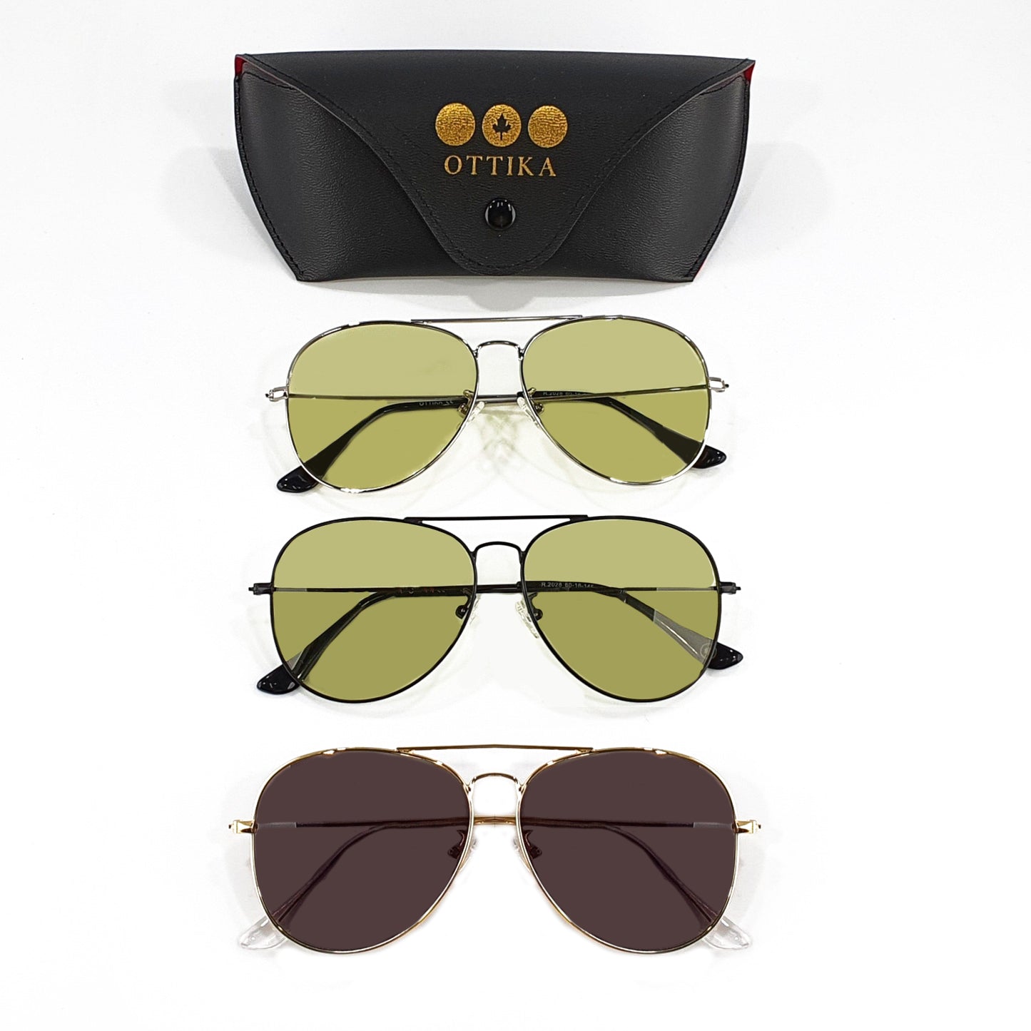 Ottika Care - Classic Style | Blue Light Blocking &amp; Photochromatic Amber- Grey Changeable