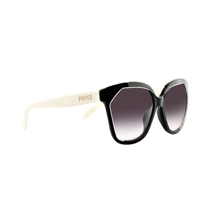 Emilio Pucci Sunglasses | Model EP 144 - Black/White