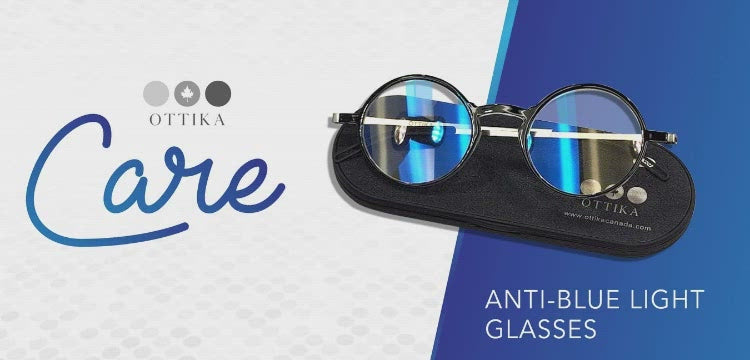 Ottika Care - Lunettes anti-lumière bleue - Adulte | Modèle 98801 | Manteau Or &amp;amp; Vert