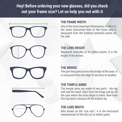 Ottika Care | Classic Style - Blue Light Blocking Glasses &amp; Photochromatic - G-15 Changeable