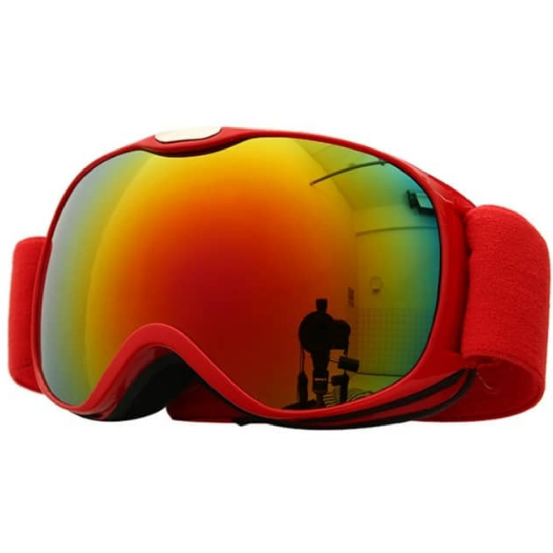 MASQUE DE SKI ET DE SNOWBOARD 02 ENFANT - ROUGE